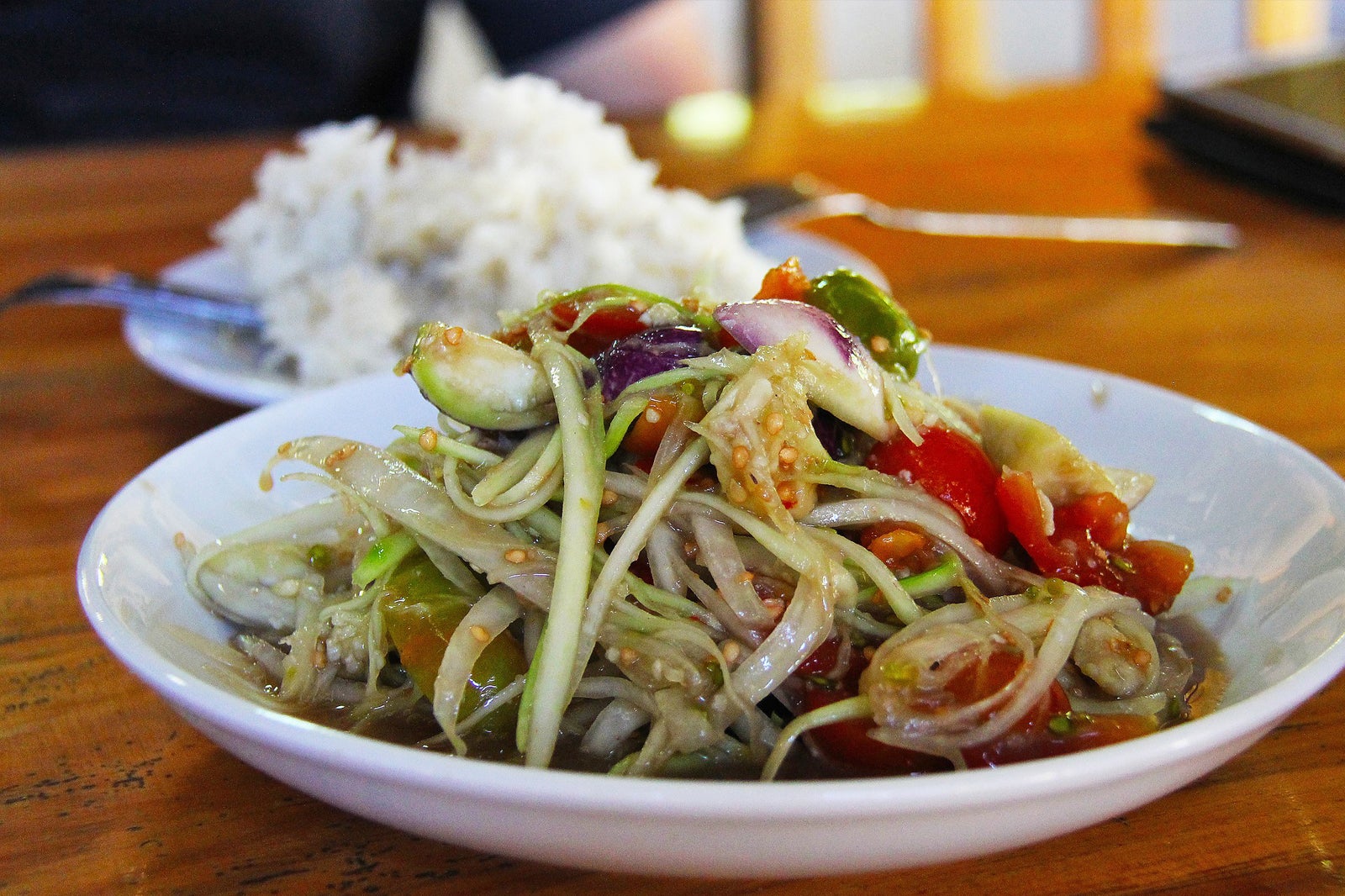 تام ماک هونگ (سالاد پاپایا) - Tam Mak Hoong (Papaya Salad)