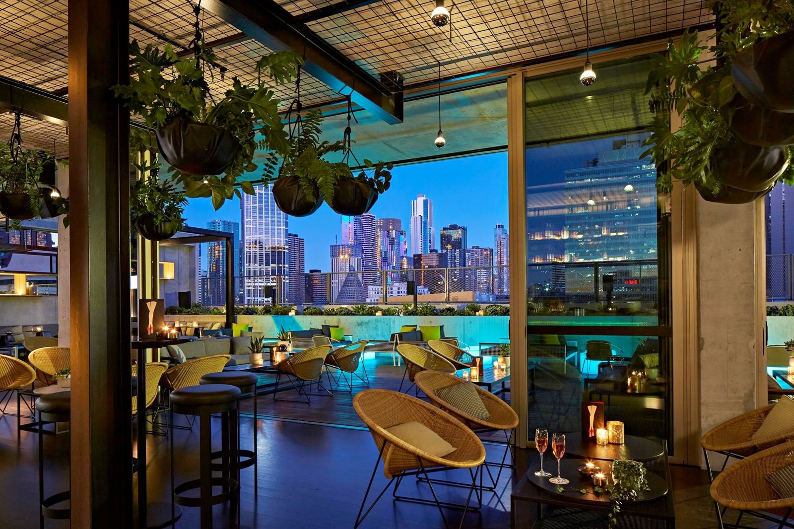 بارهای روی پشت بام ملبورن - Melbourne rooftop bars