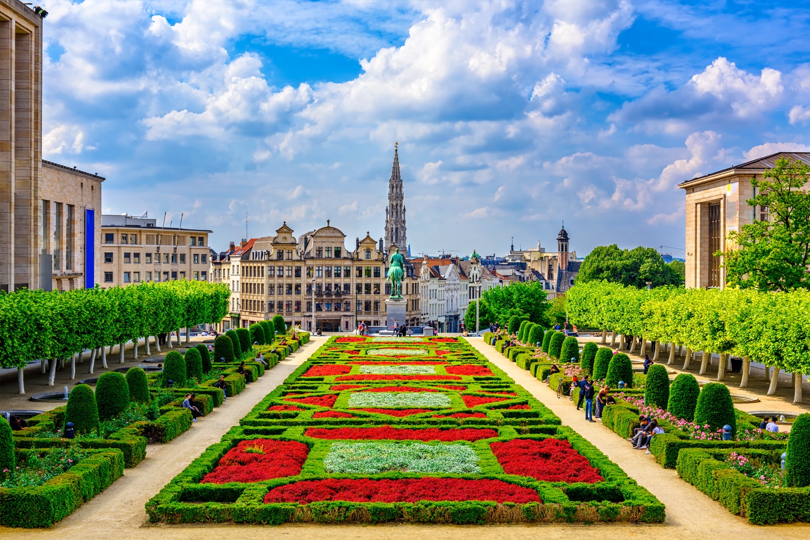 باغ Mont des Arts - The garden of Mont des Arts