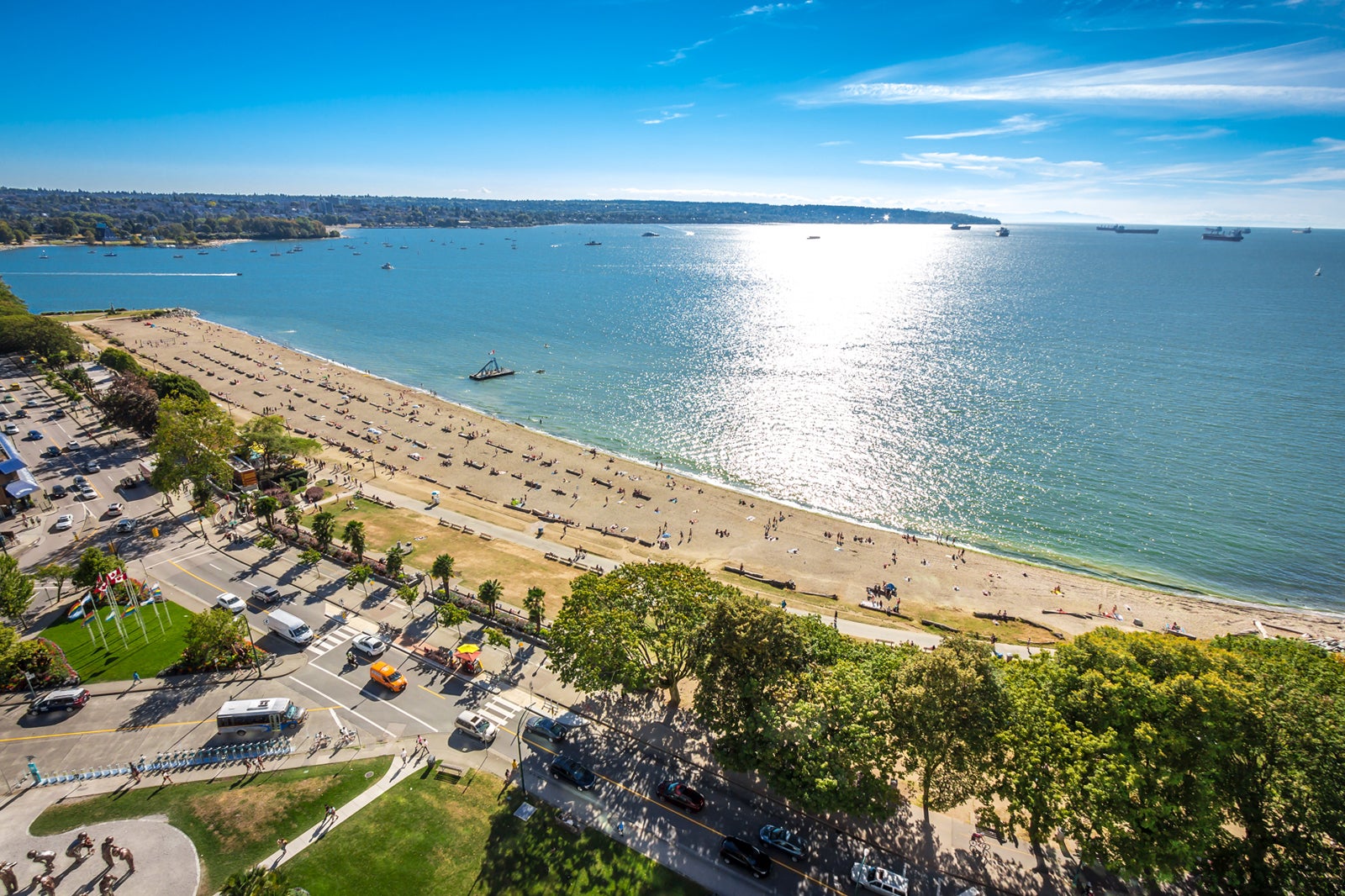 ساحل خلیج انگلیسی - English Bay Beach