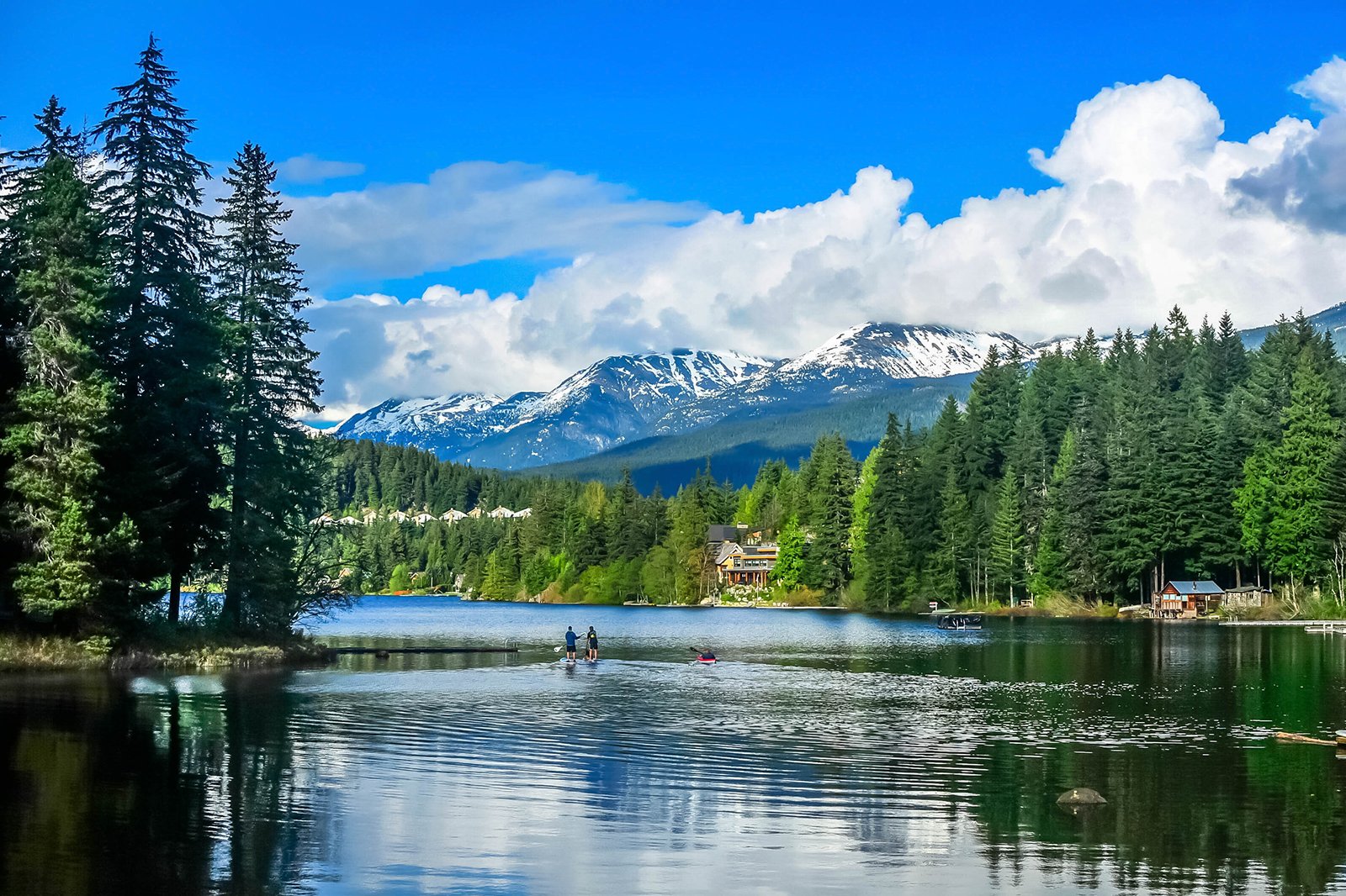 لذت بردن از دریاچه های بزرگ ویسلر - Enjoying Whistler's great lakes