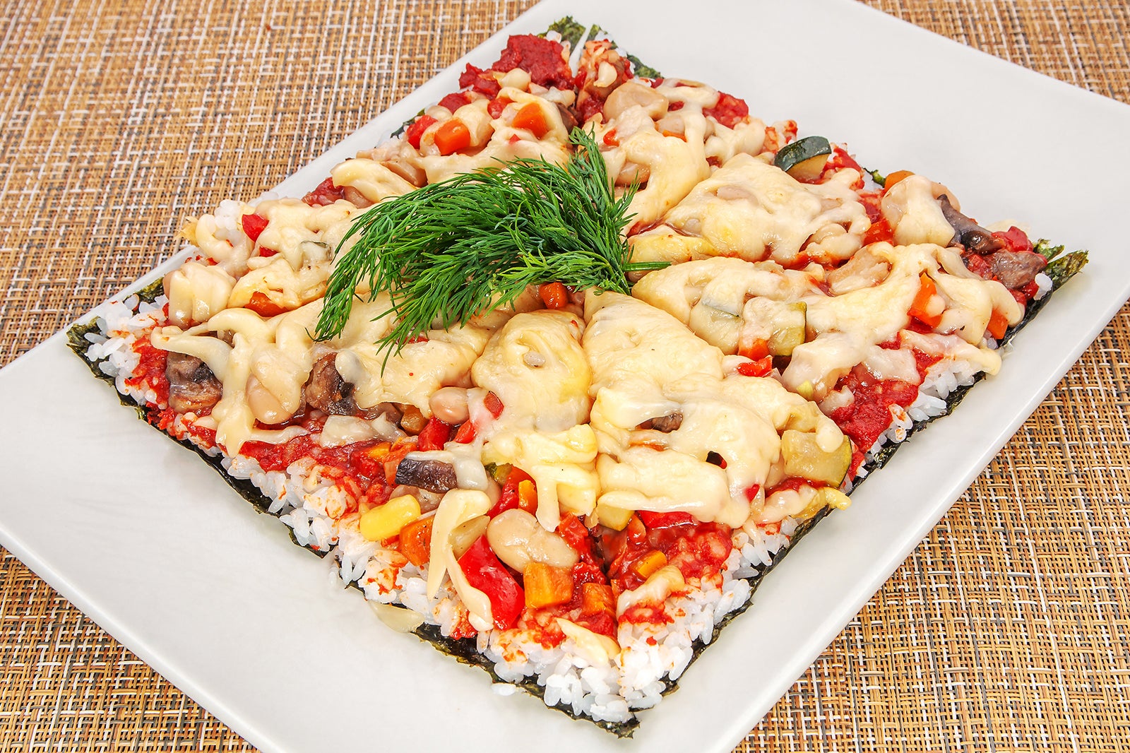 پیتزا سوشی - Sushi pizza