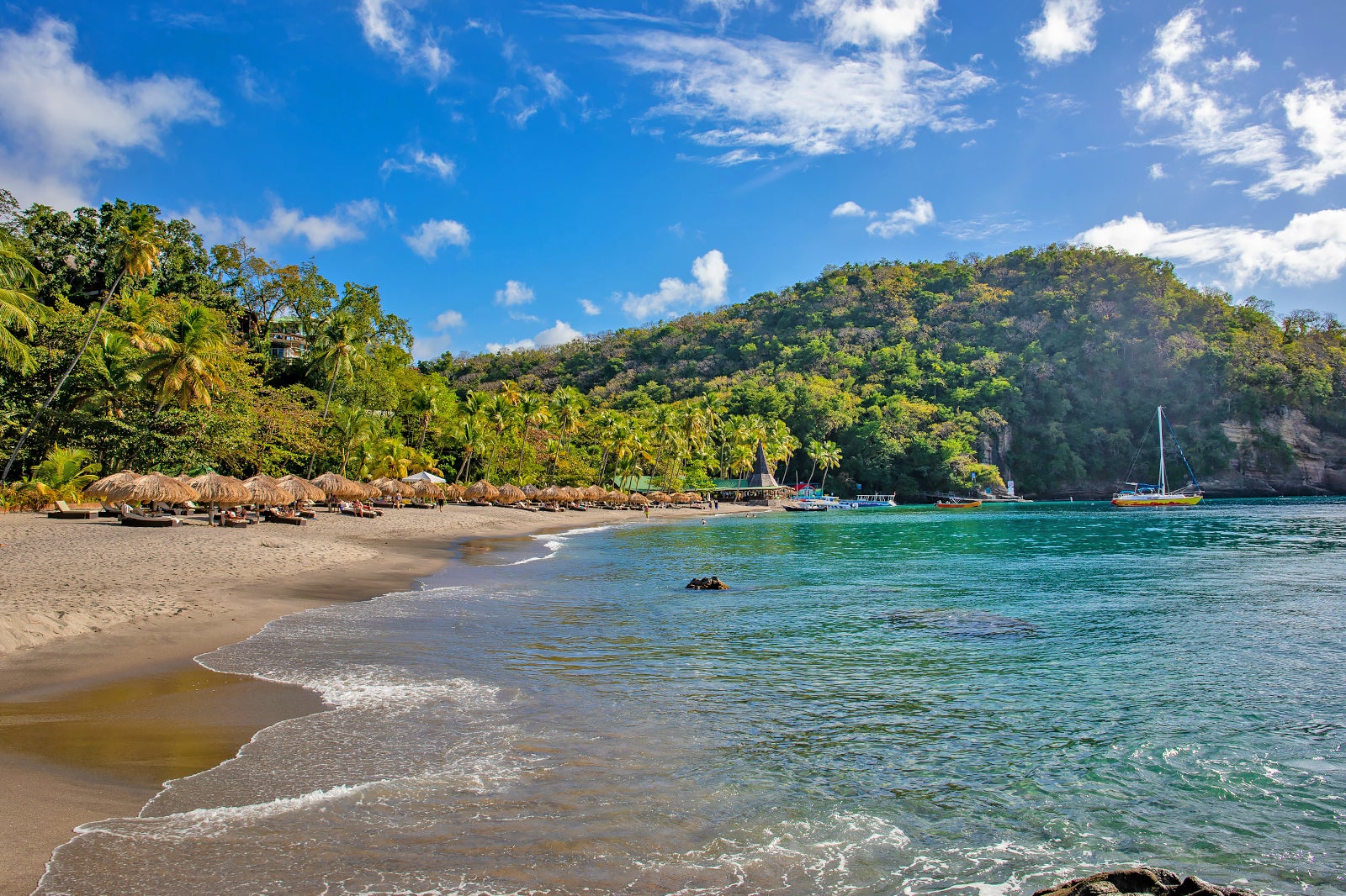 ساحل Anse Chastanet - Anse Chastanet Beach