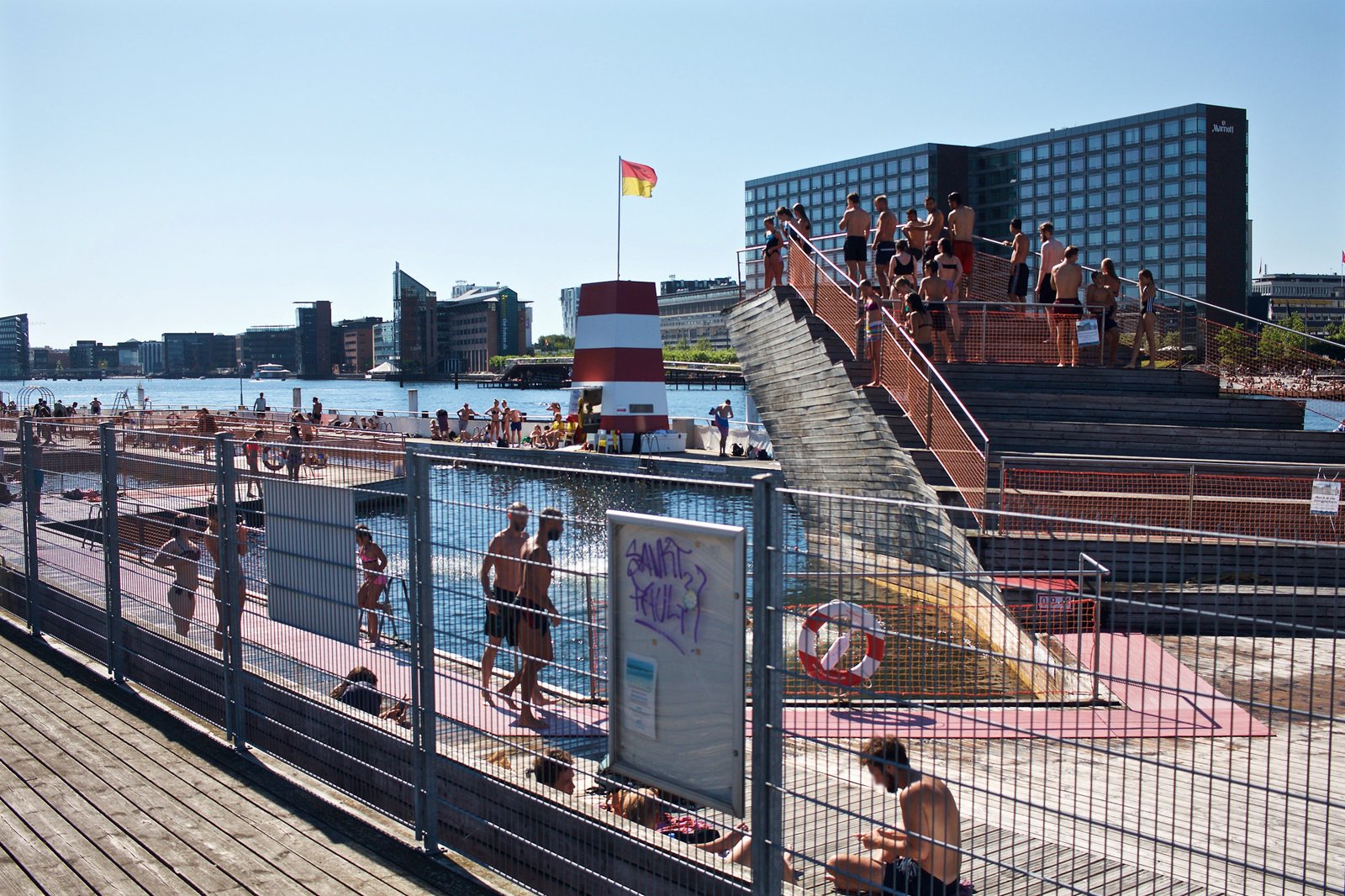 حمام بندرگاه جزایر بریگ - Islands Brygge Harbour Bath