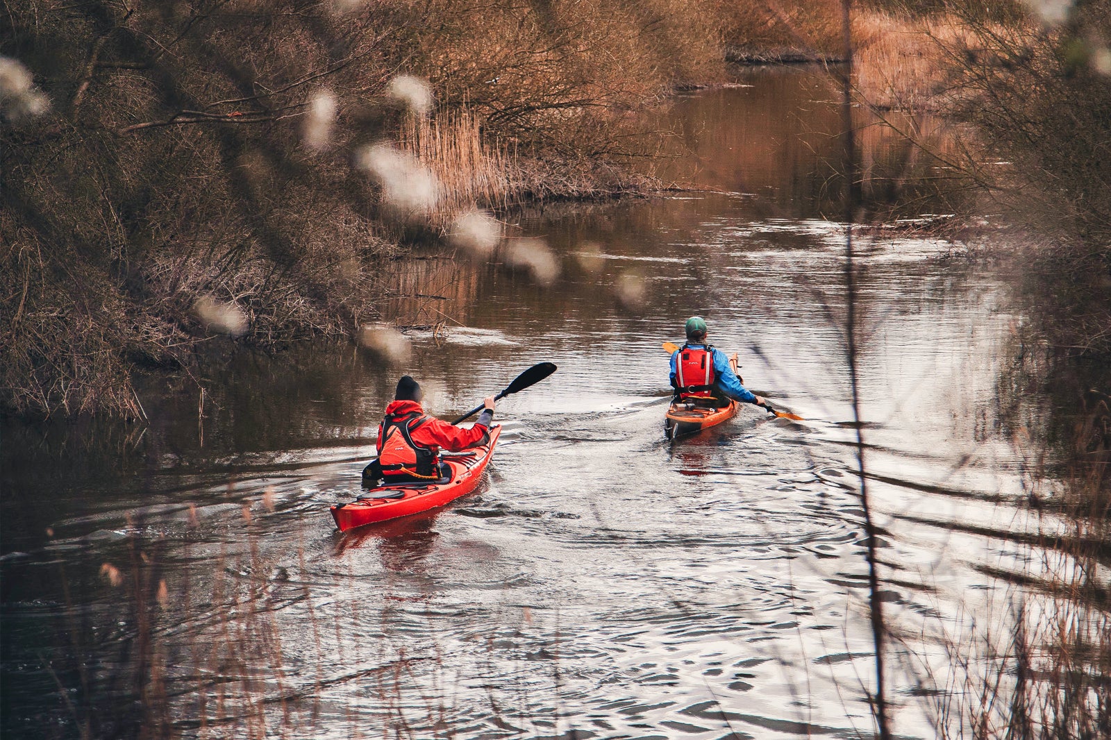 قایق رانی در رودخانه آرهوس (Aarhus Å) - Canoeing on Aarhus River (Aarhus Å)