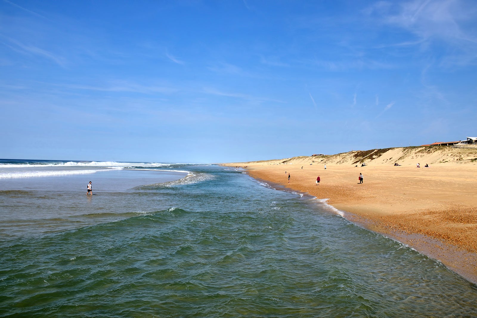 ساحل کونتیس (Contis Plage، Saint-Julien-en-Born) - Contis Beach (Contis Plage, Saint-Julien-en-Born)