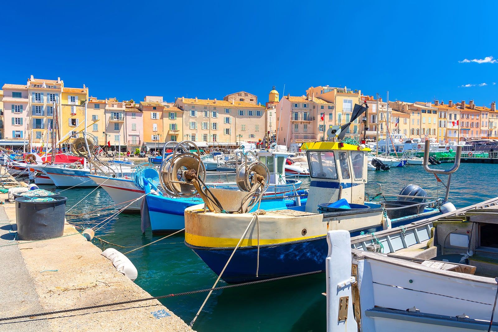 بندر قدیمی سنت تروپز (بندر سنت تروپه) - St Tropez Old Port (Port de Saint-Tropez)