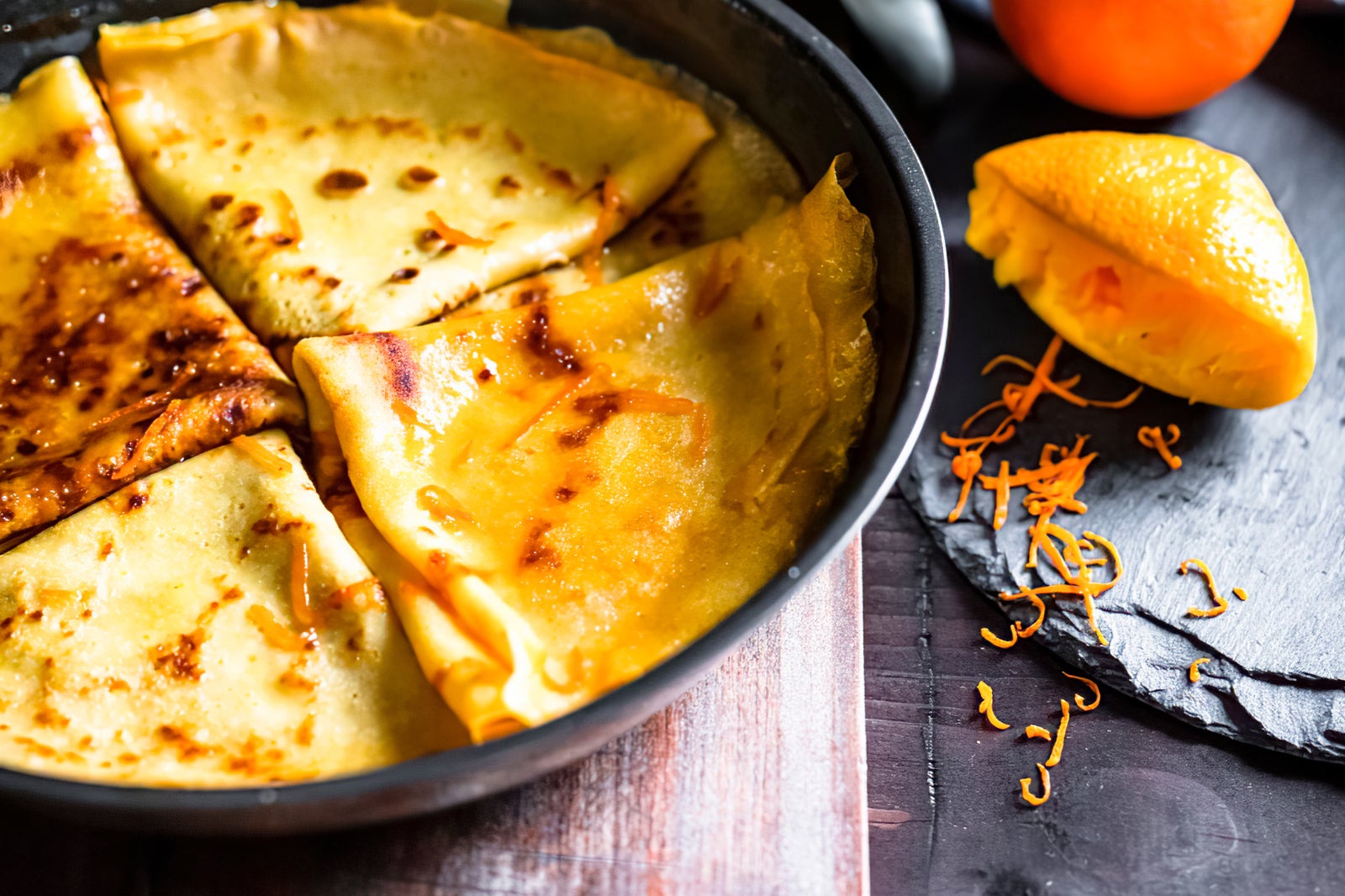 کرپ سوزت گرند مارنیر - Crêpe Suzette Grand Marnier