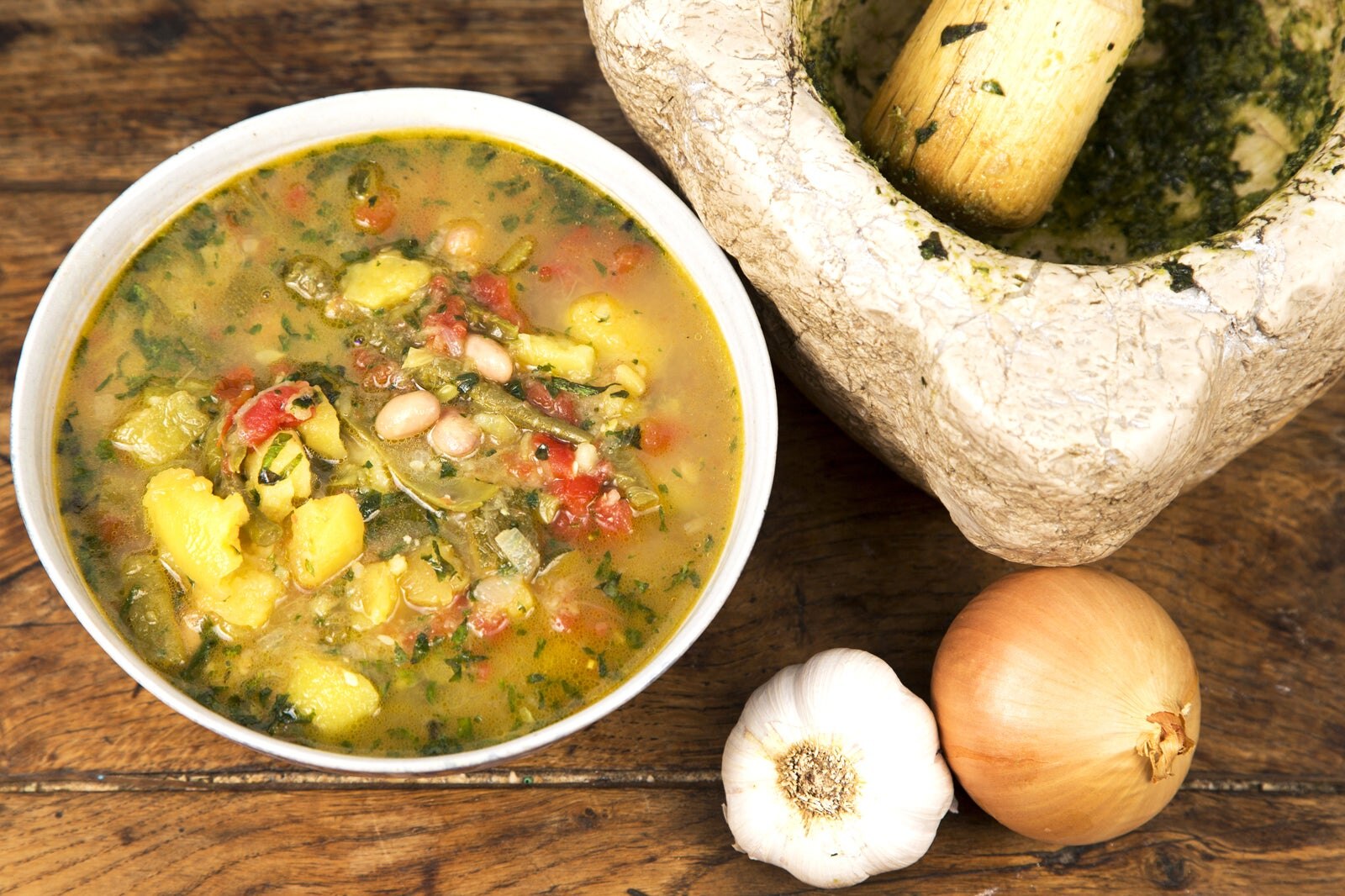 سوپ پیستو - Pistou soup