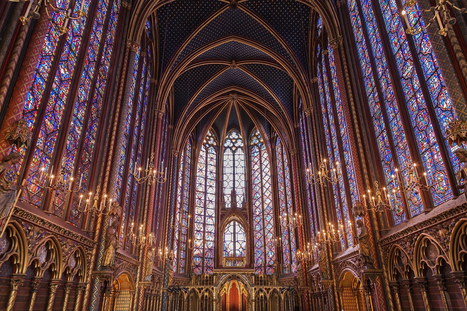 پنجره های سنت شاپل - Sainte-Chapelle windows