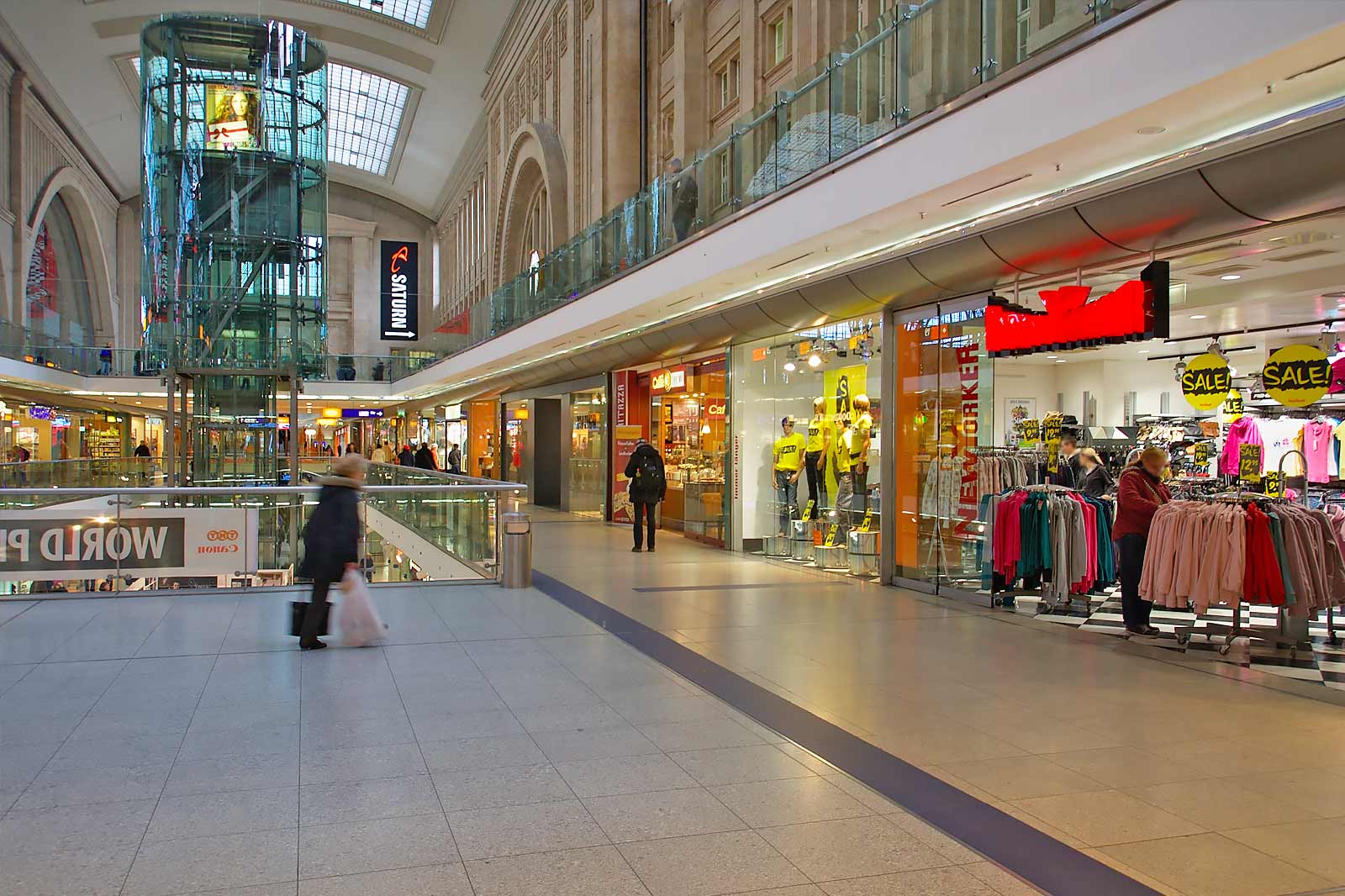 Promenades ایستگاه مرکزی لایپزیگ - Promenaden Hauptbahnhof Leipzig