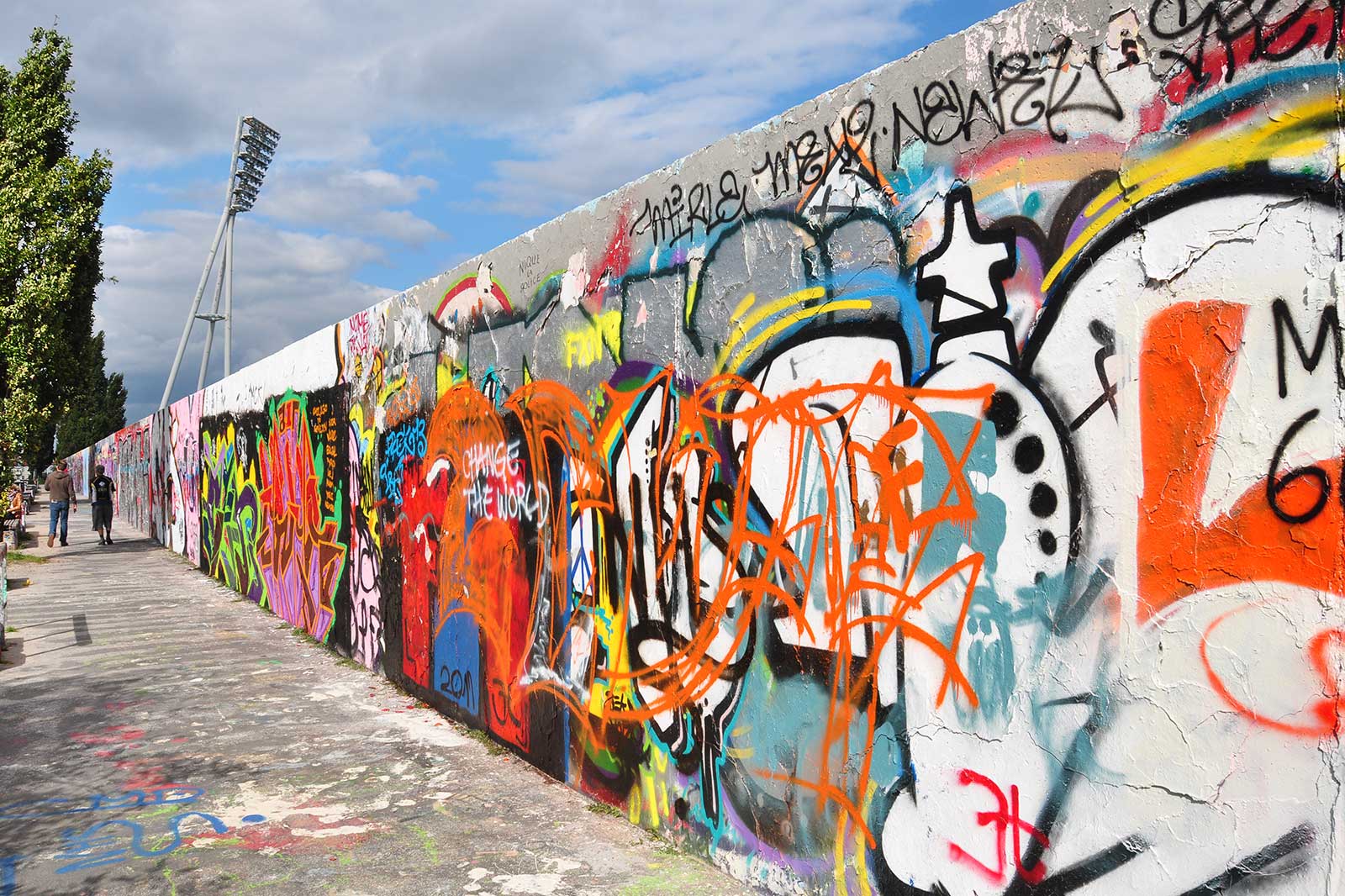 دیوار برلین از گالری ایست ساید تا Mauerpark - Berlin Wall from East Side Gallery to Mauerpark