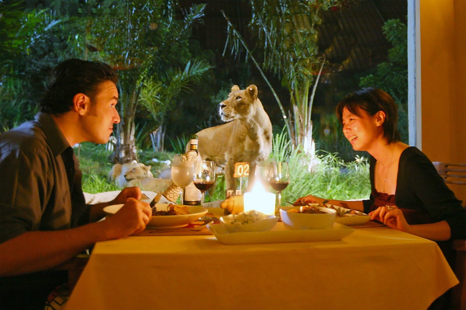 رستوران شیر Tsavo در بالی سافاری و پارک دریایی - Tsavo Lion Restaurant at Bali Safari and Marine Park