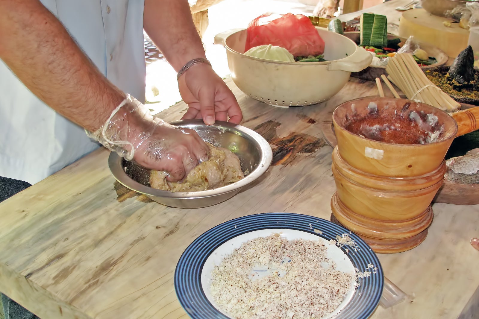 درس آشپزی بالیایی در اوبود - Balinese cooking lesson in Ubud