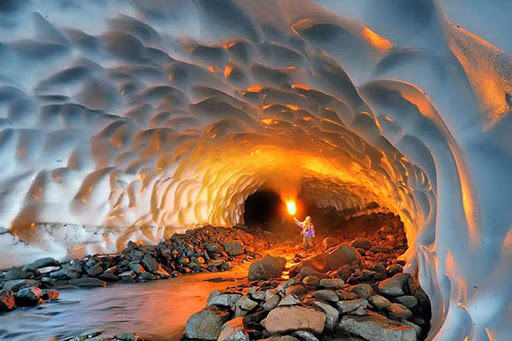 تونل برفی ازنا - Azna snow tunnel