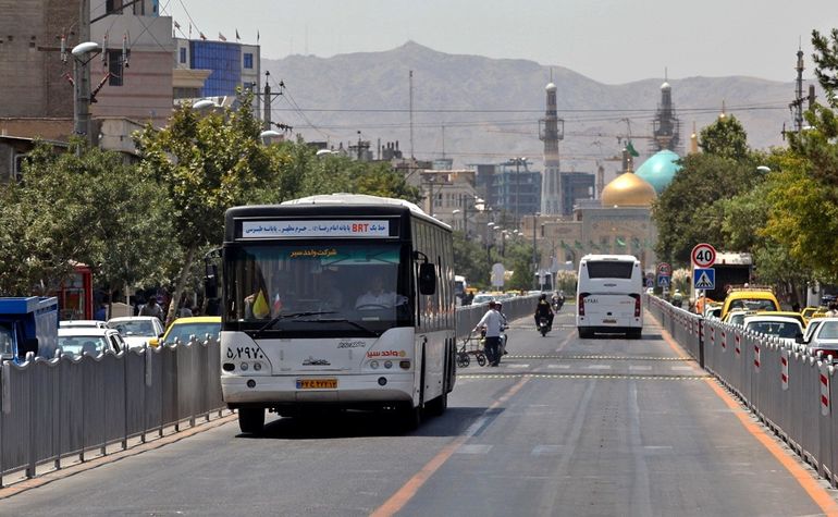 سیستم‌های اتوبوسرانی و خطوط تاکسی نزدیک به حرم - Bus systems and taxi lines around the shrine