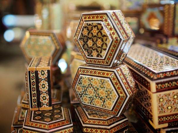 خاتم کاری - Khatamkari (Marquetry)