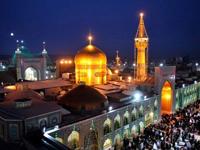 5. حرم مطهر امام رضا: - 5. Imam Reza holy shrine: