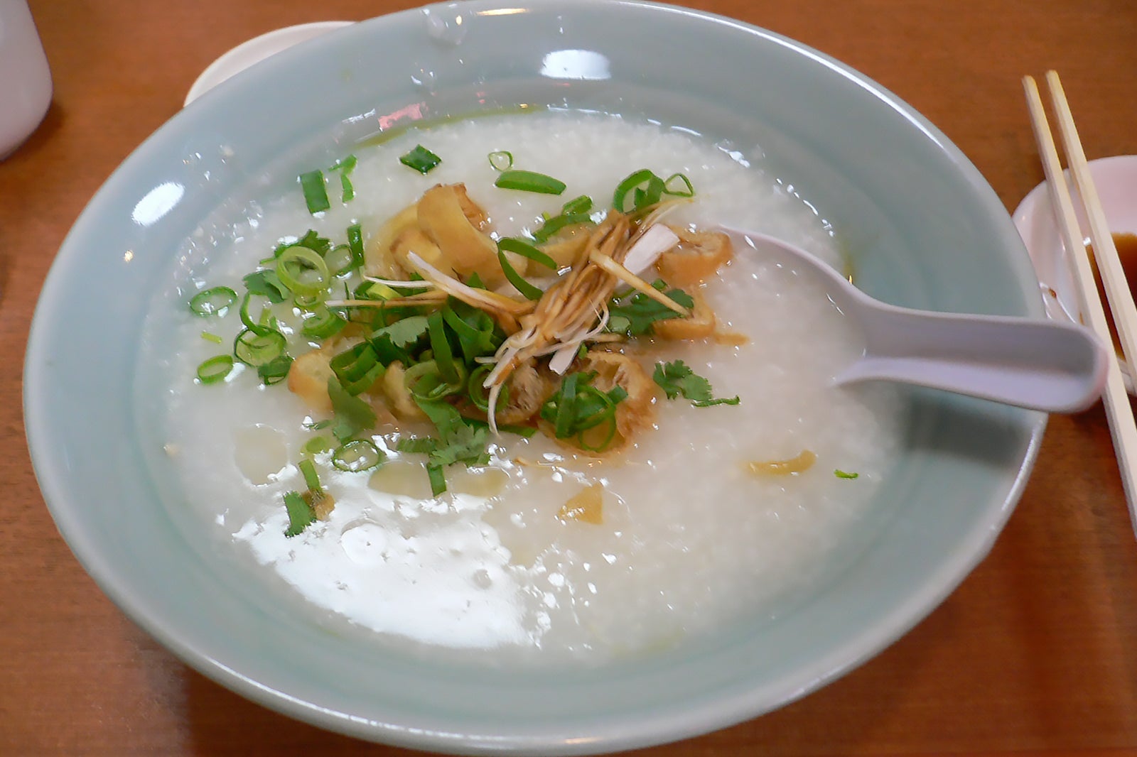 چوکا گایو (فرنی برنج چینی) - Chuka gayu (Chinese rice porridge)