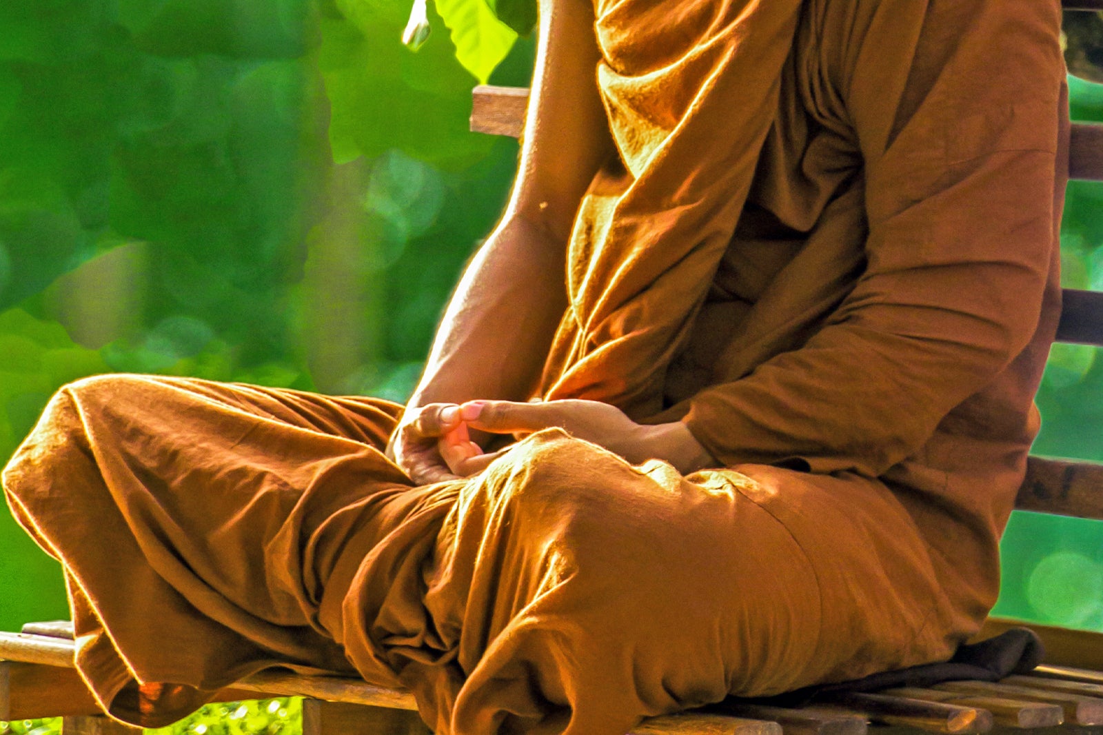 مدیتیشن در Wat Sok Pa Luang - Meditation at Wat Sok Pa Luang