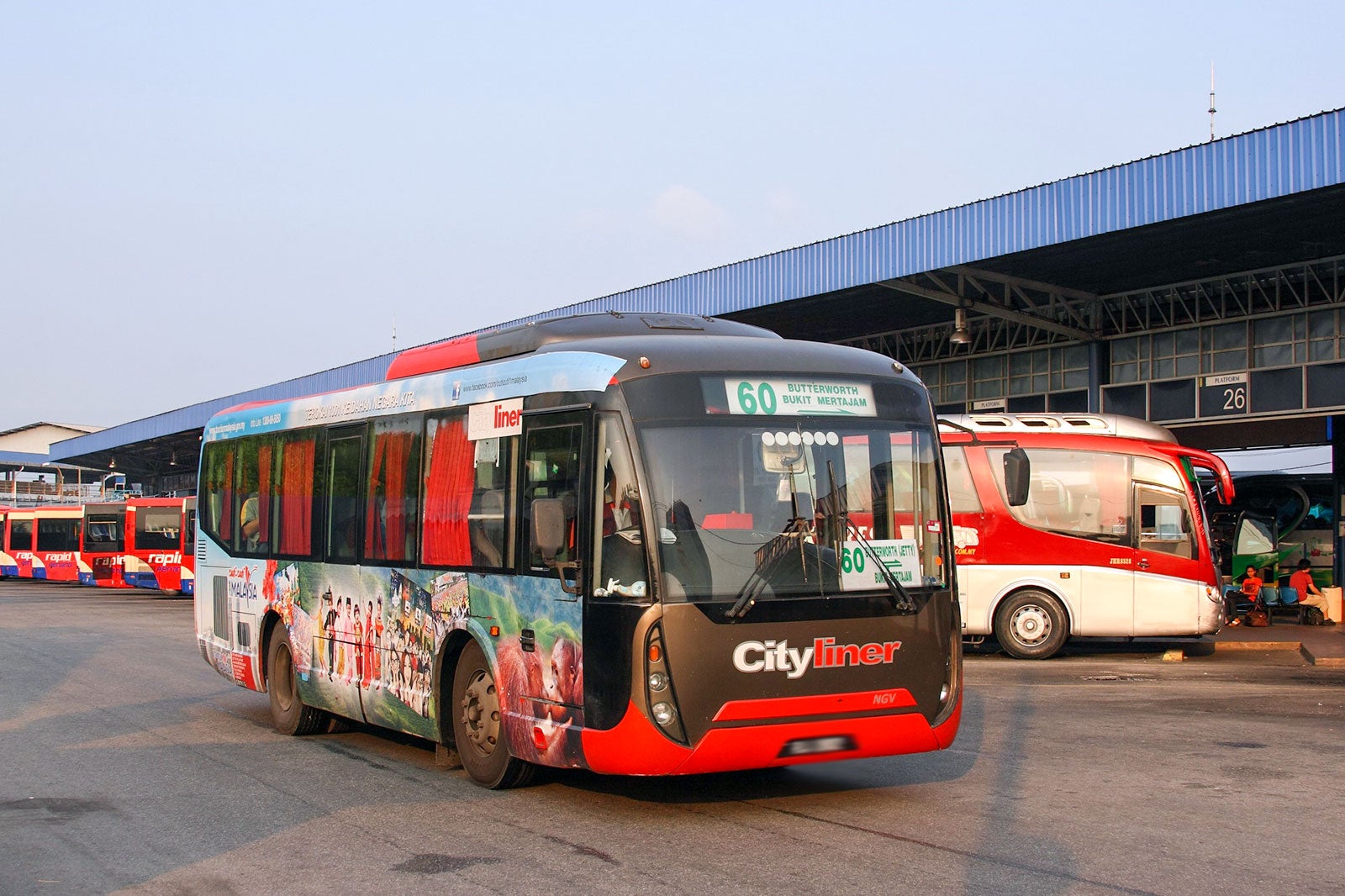 سفر با اتوبوس در پنانگ - Traveling by bus in Penang