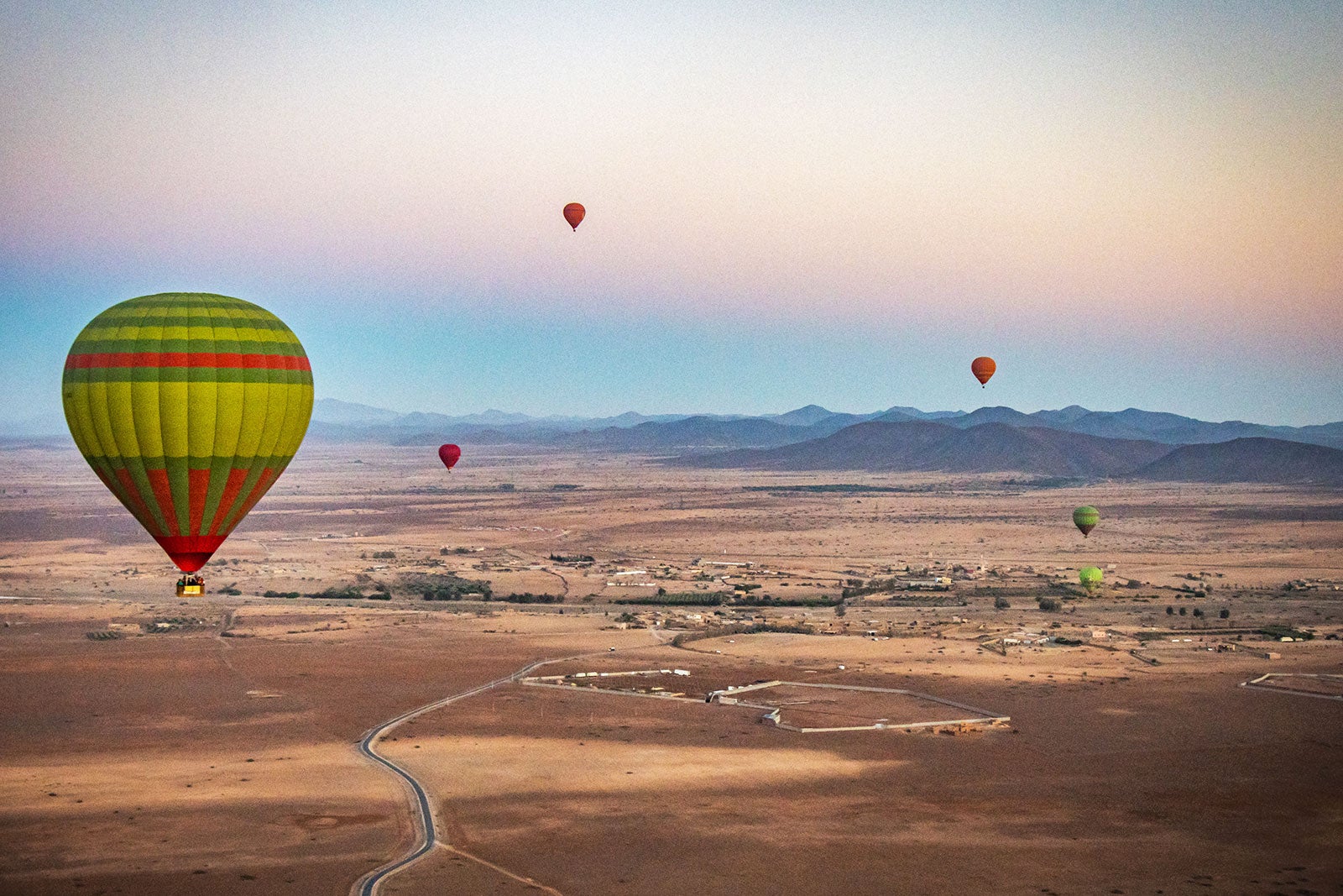 پرواز با بالون هوای گرم - Hot Air Balloon Flight