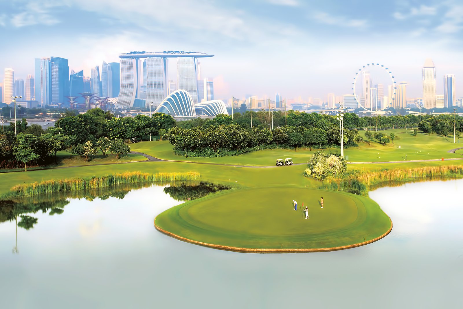 زمین گلف مارینا بی - Marina Bay Golf Course