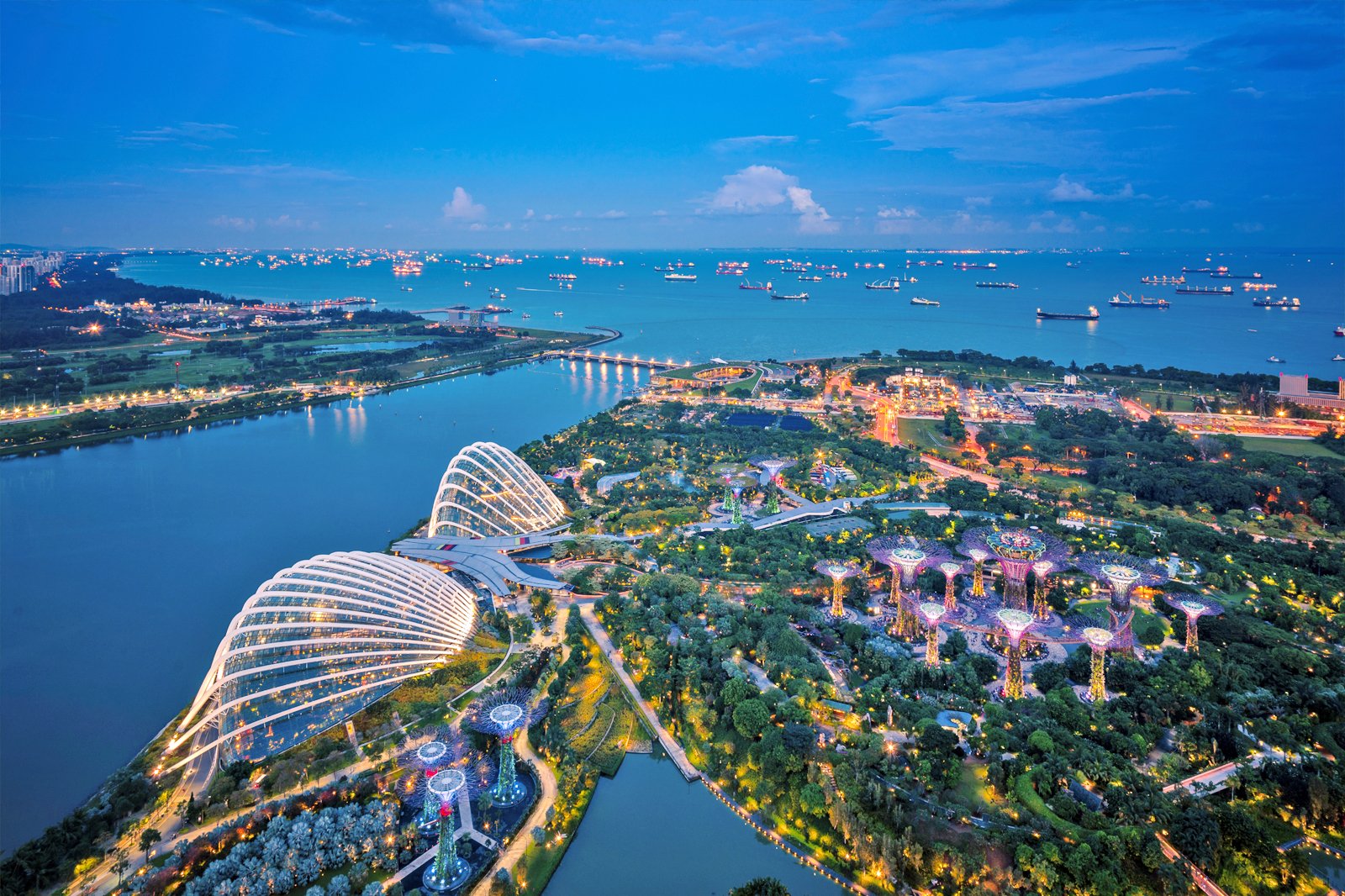 باغ های کنار خلیج - Gardens by the Bay