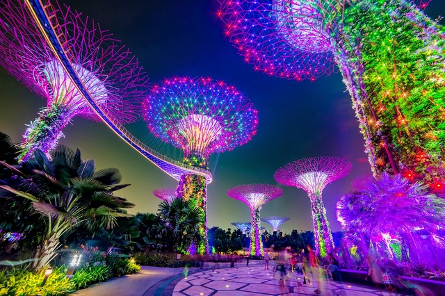 2 نمایش نور بزرگ در سنگاپور