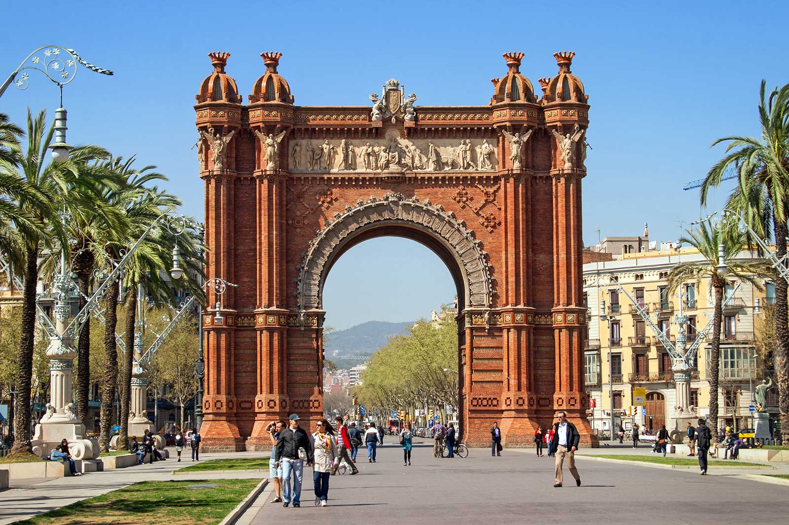 Arco de Triunfo به دیدگاه باتری - Arco de Triunfo to Battery Viewpoint