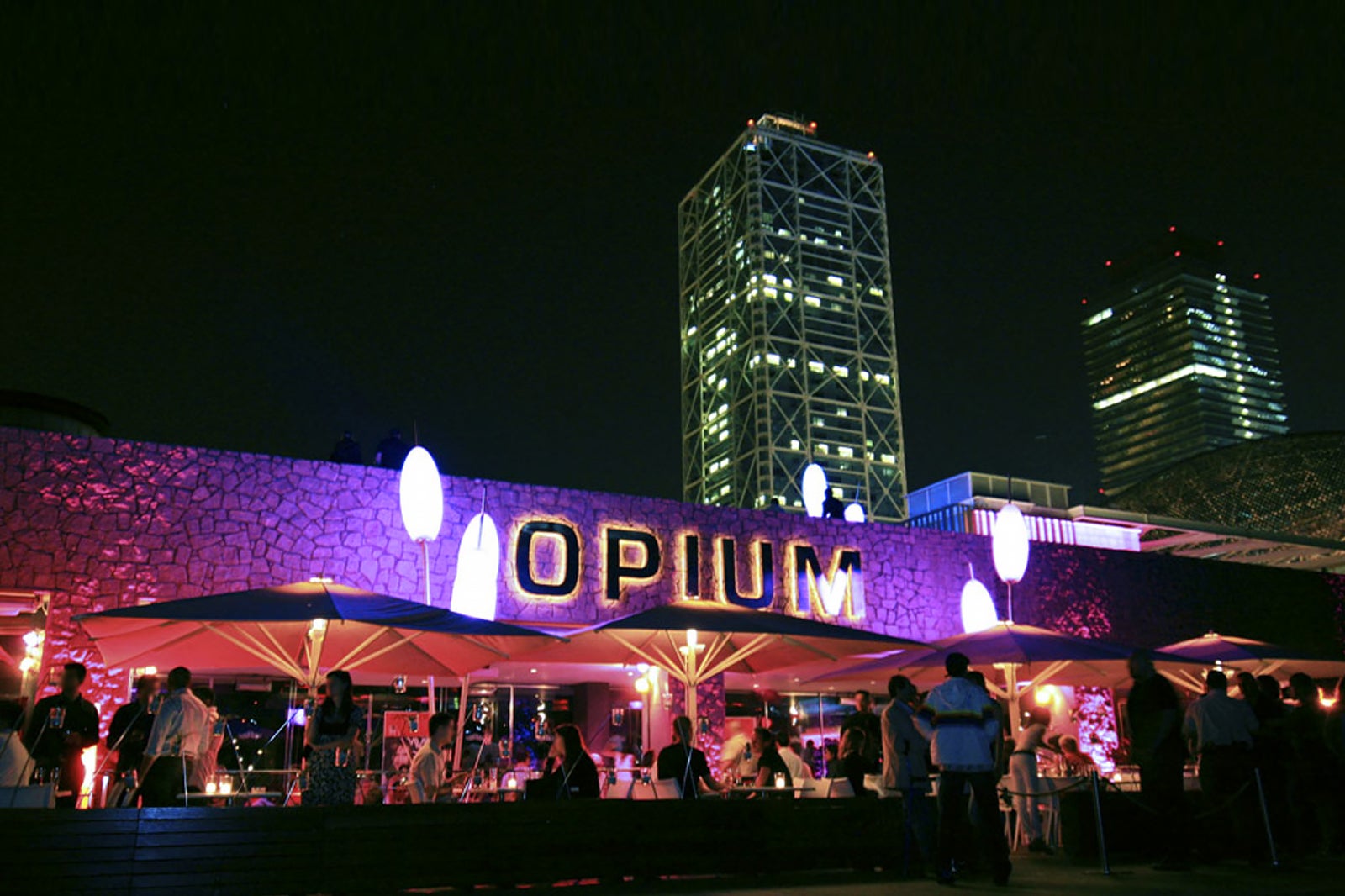 رستوران و باشگاه اپیوم بارسلون - Opium Barcelona Restaurant and Club