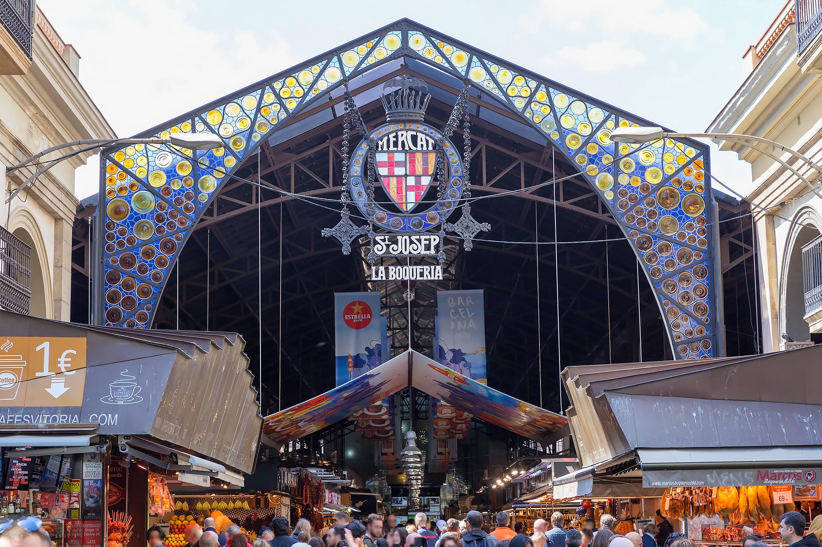 بازار بوکریا - Mercat de la Boqueria