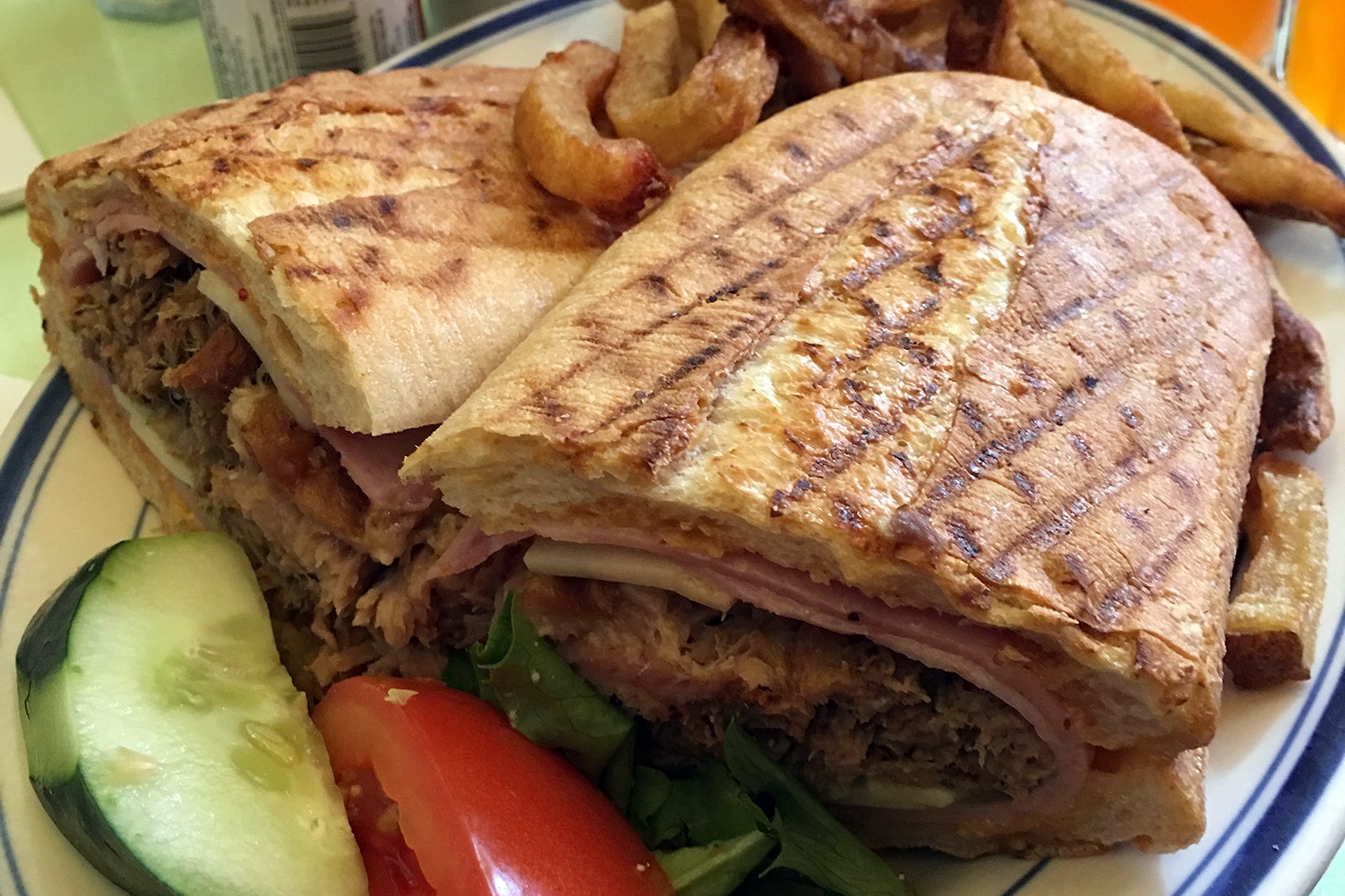 ساندویچ کوبایی (گو با سان مینگ ژی) - Cuban sandwich (gu ba san ming zhi)