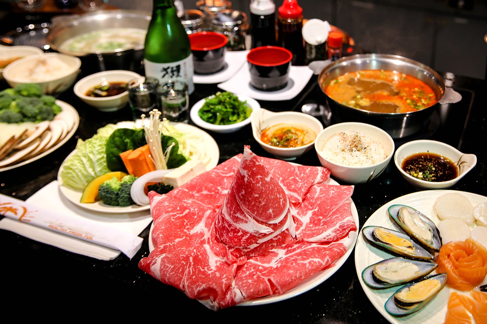 یک یو تازه بیف شابو شابو - A Yu Fresh Beef Shabu Shabu