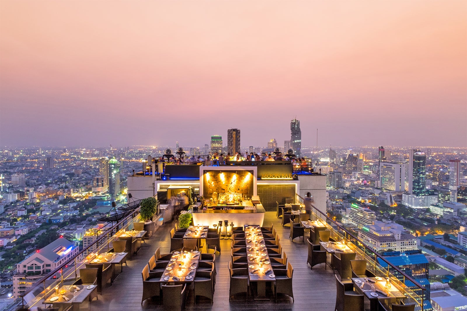 مکان های روی پشت بام بانکوک - Bangkok rooftop venues