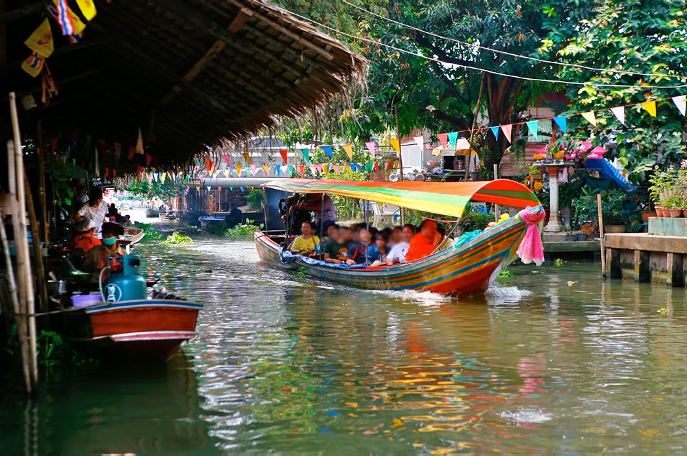 بازار شناور Khlong Lat Mayom - Khlong Lat Mayom Floating Market