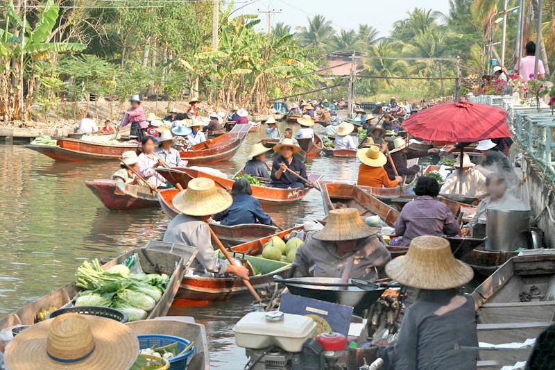 بازار شناور Tha Kha - Tha Kha Floating Market