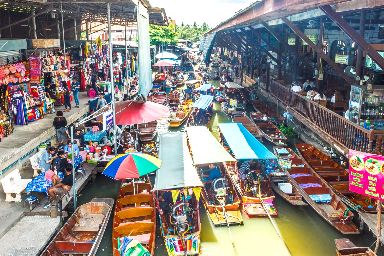 بازار شناور Damnoen Saduak - Damnoen Saduak floating market