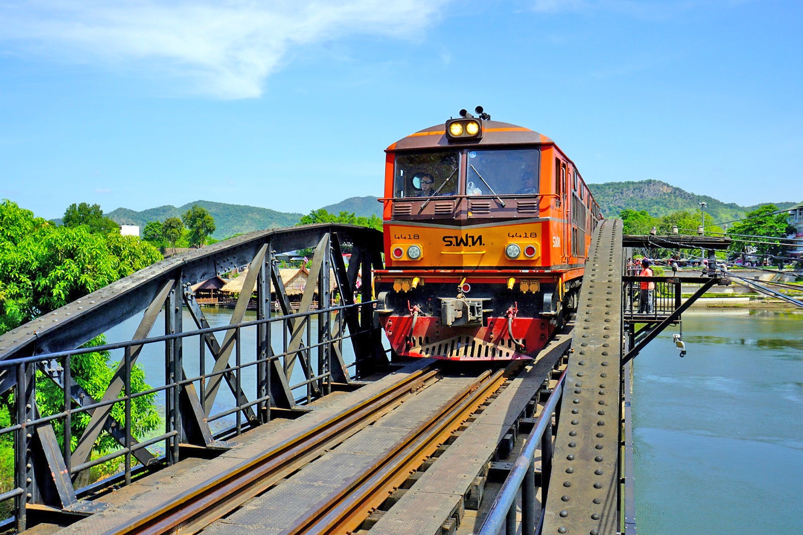 تور رودخانه کوای با قایق دم بلند - River Kwai tour with long-tail boat