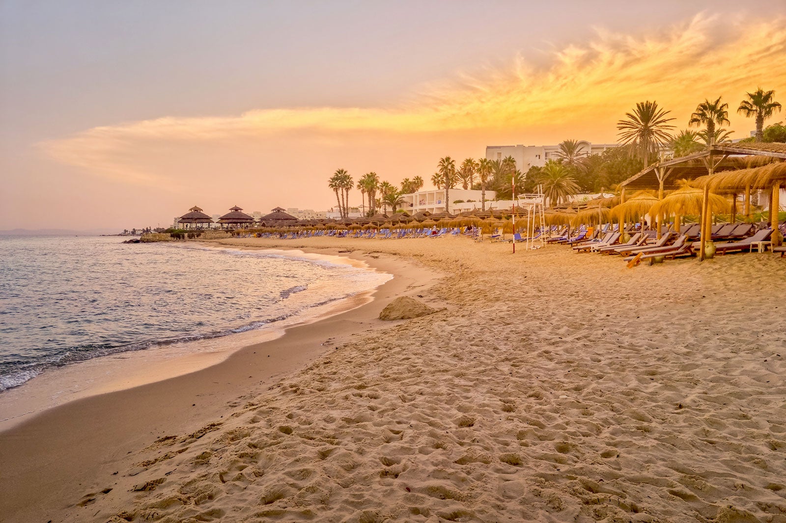 10 بهترین سواحل در Hammamet