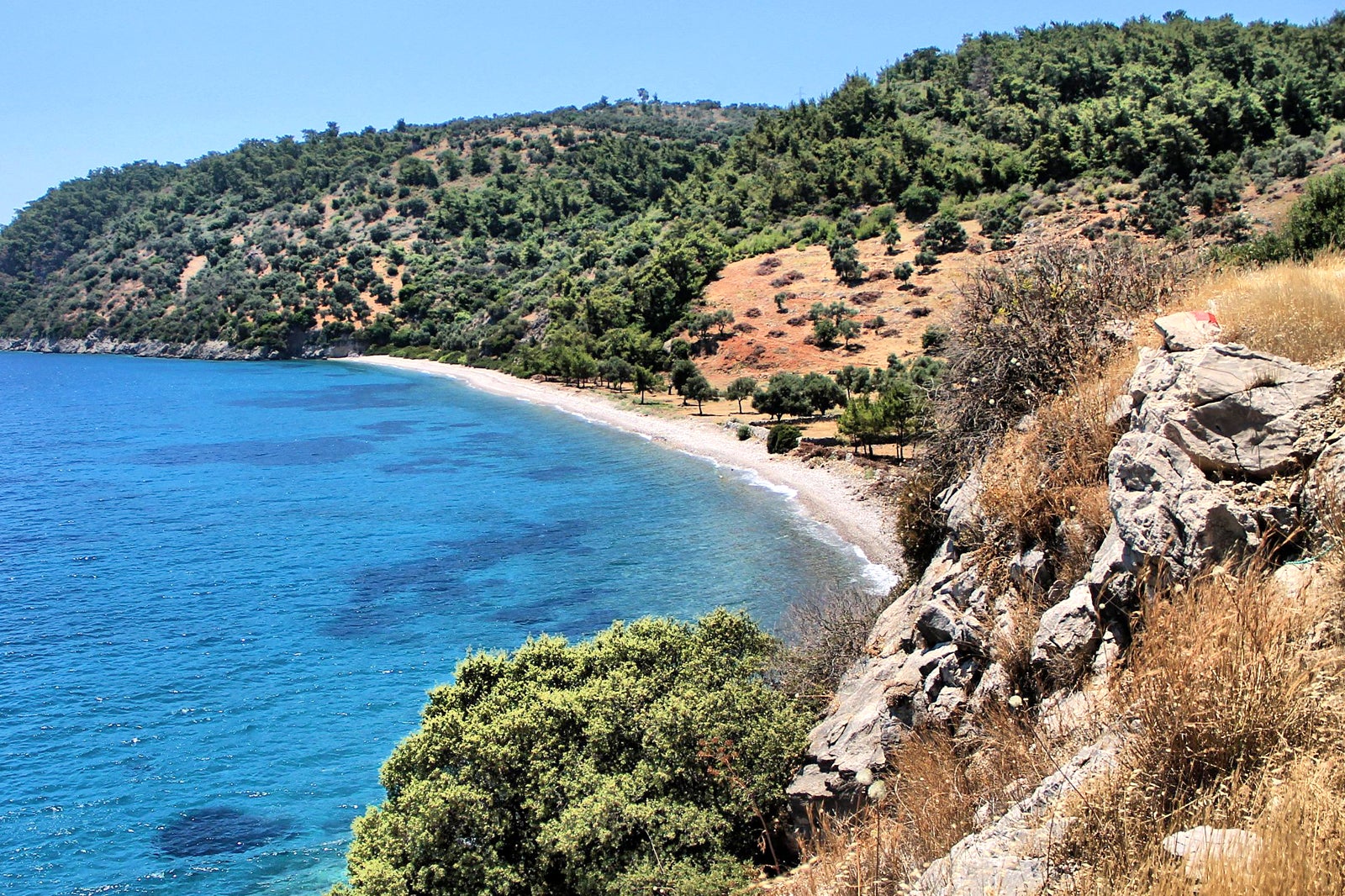 ساحل بندر گوموشلوک - Gümüşlük Port Beach