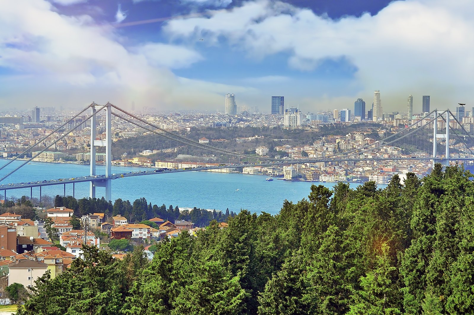 از تپه Çamlıca به تصاویر پانوراما نگاه کنید - Take in panoramas from Çamlıca Hill