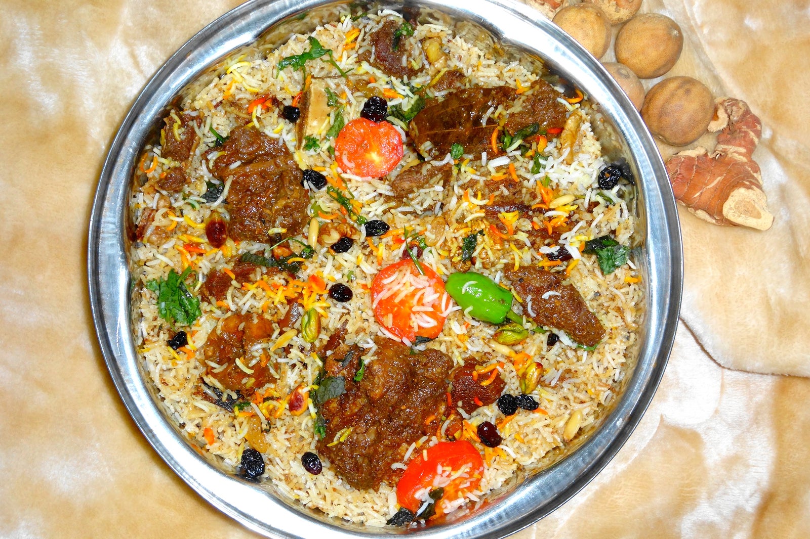 گوشت بریانی - Meat Biryani