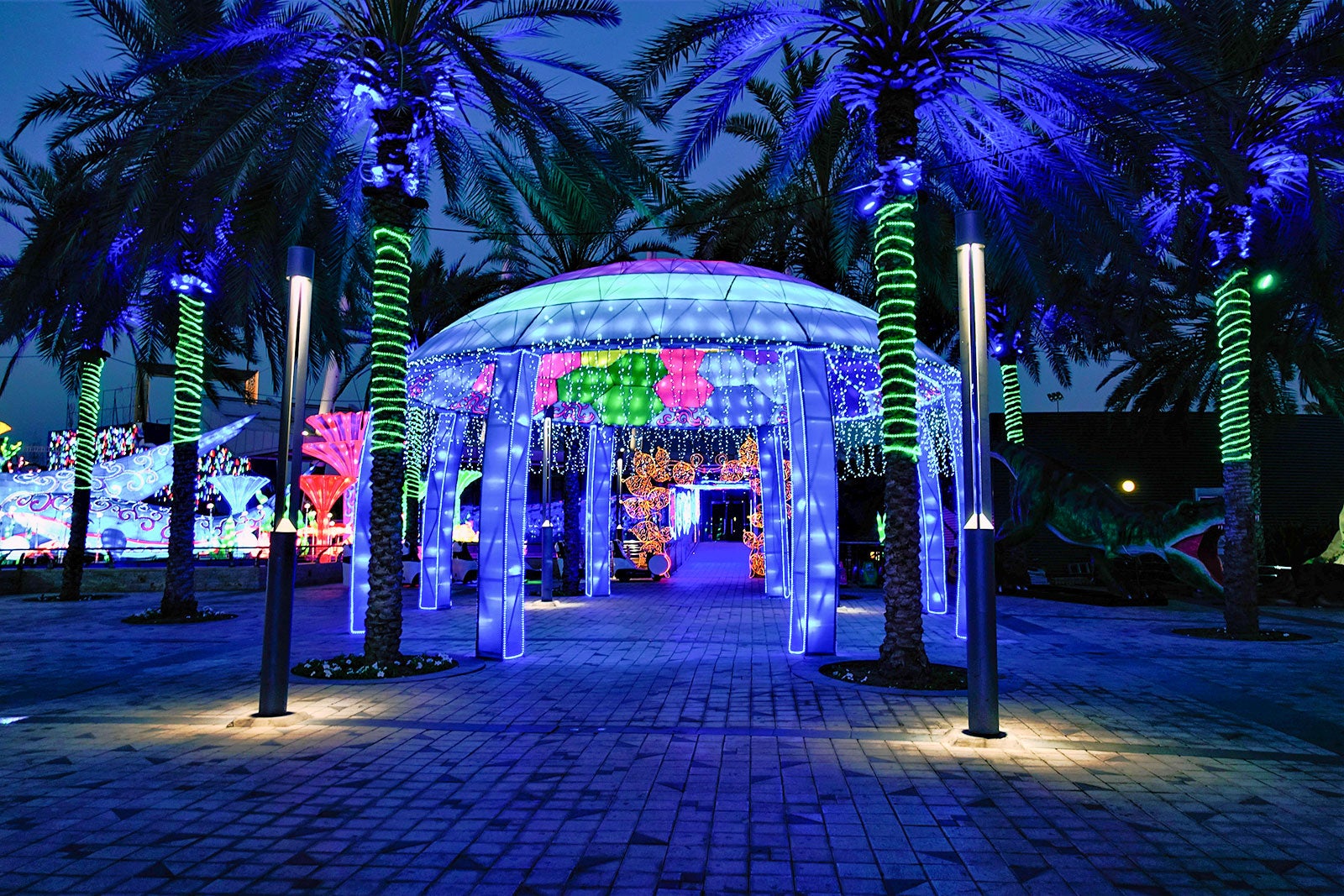 درخشش باغ دبی - Dubai Garden Glow