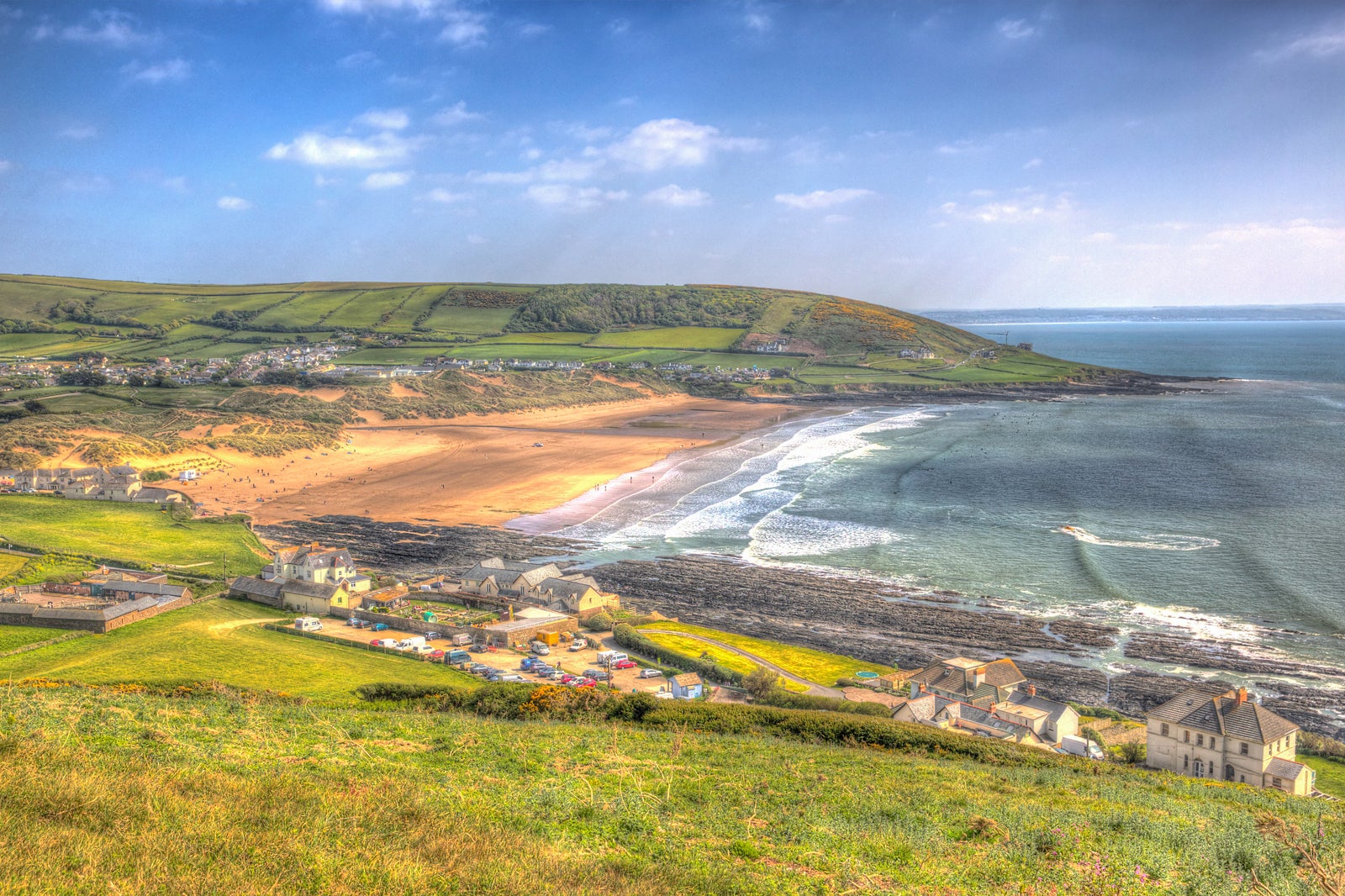 ساحل خلیج کروید - Croyde Bay Beach