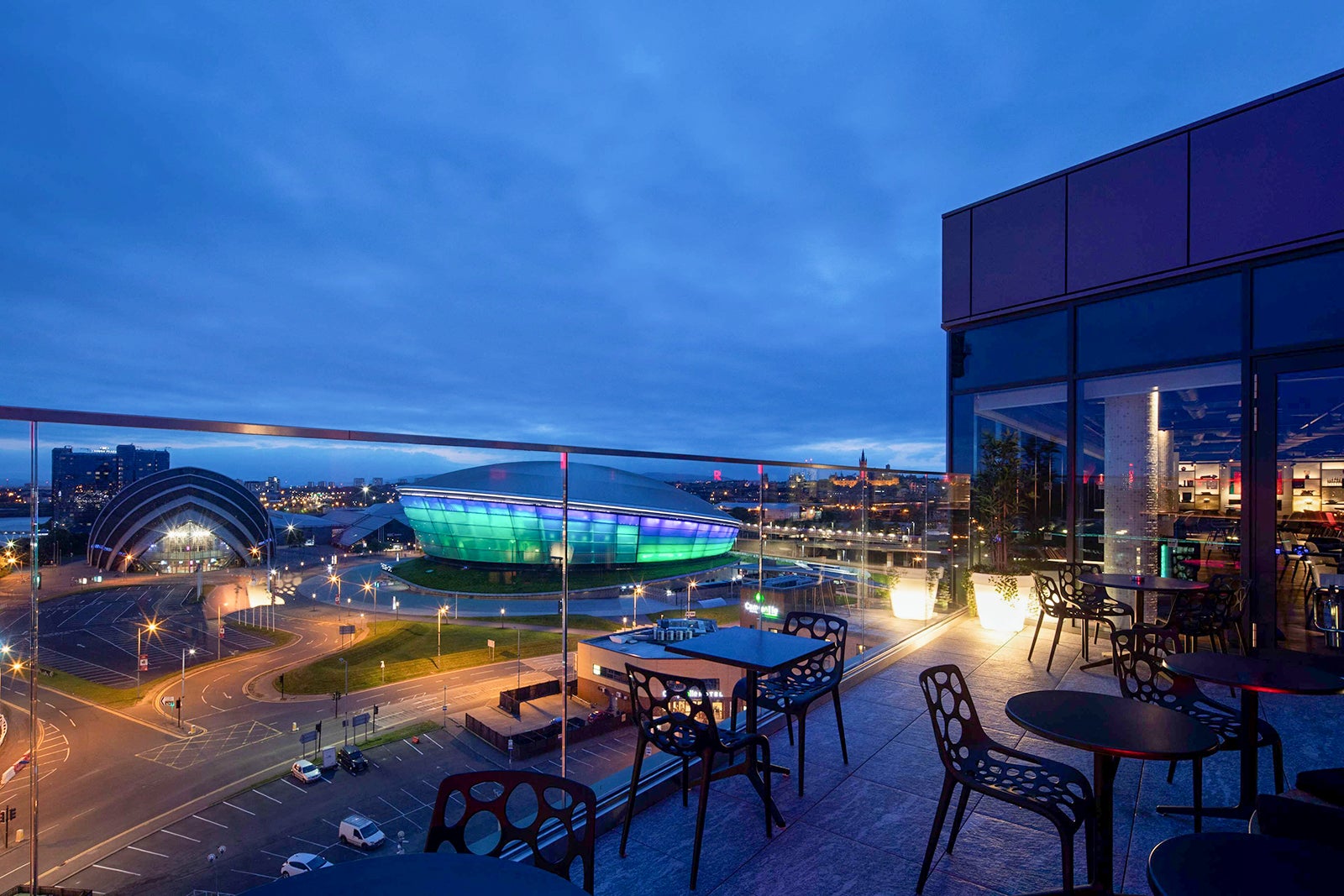 بارهای روی پشت بام گلاسکو - Glasgow rooftop bars