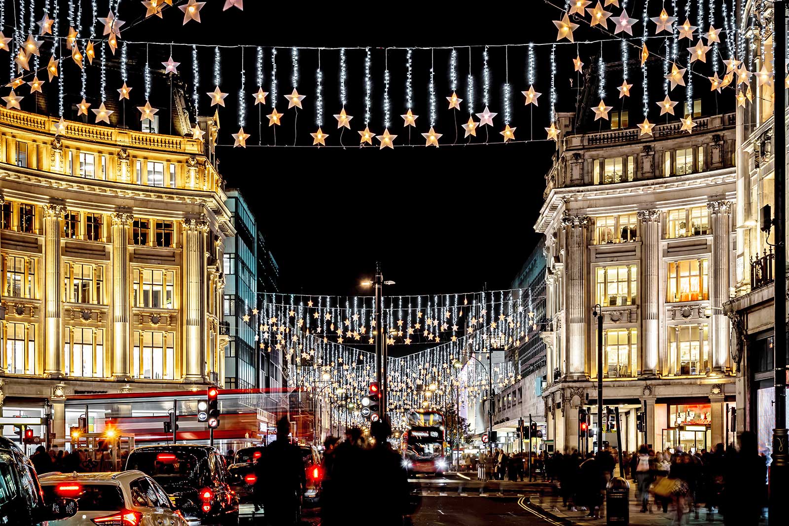 چراغ های کریسمس خیابان آکسفورد - Oxford Street Christmas Lights