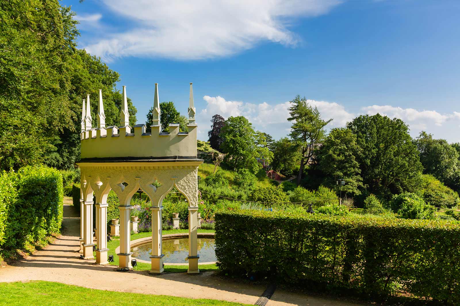 باغ روکوکو پینزویک - Painswick Rococo Garden