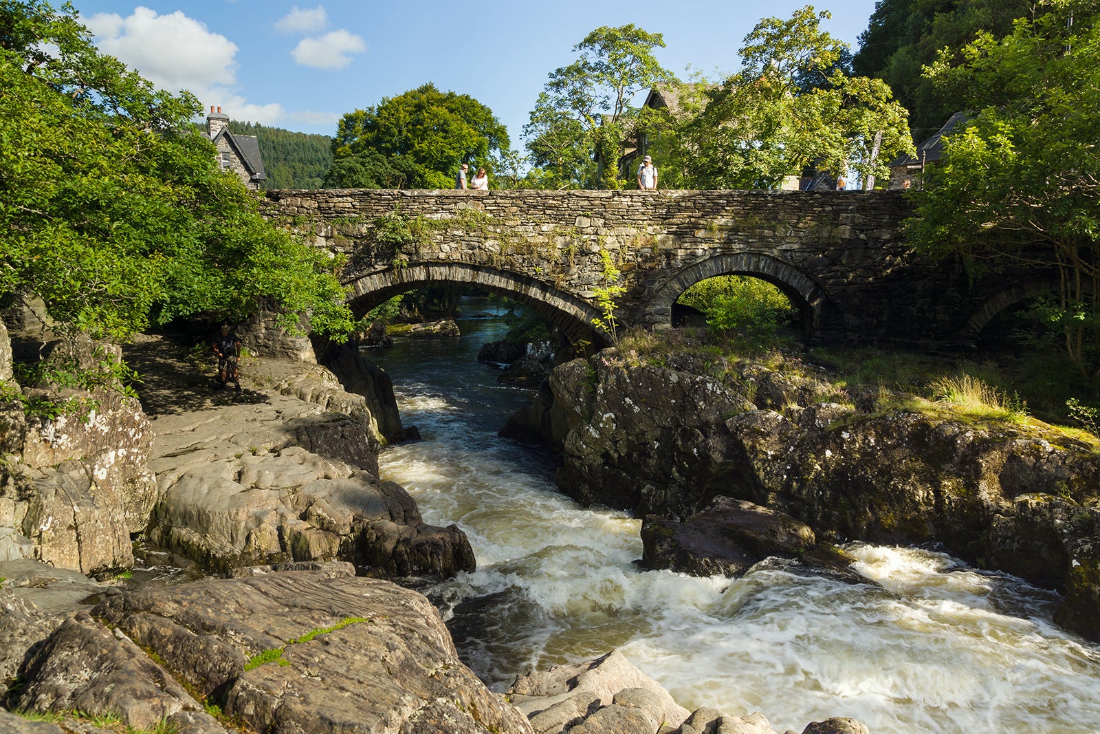 پل Pont y Pair - Pont y Pair Bridge