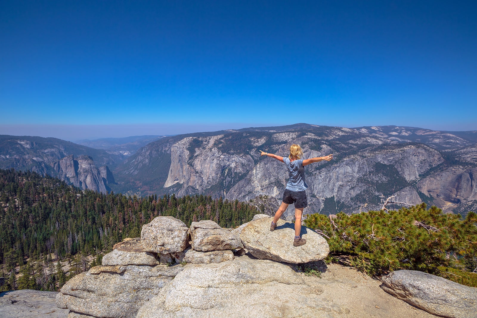 مسیر گنبد نگهبان - Sentinel Dome Trail